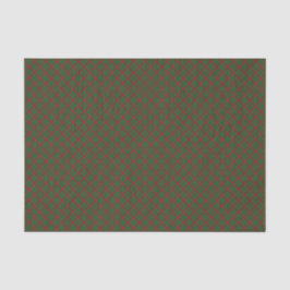 Papier Mousseline Fraser of Castle Leathers Tartan Plaid Motif