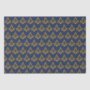 Papier Mousseline Freemason Masonic Carré et Compass Freemasony