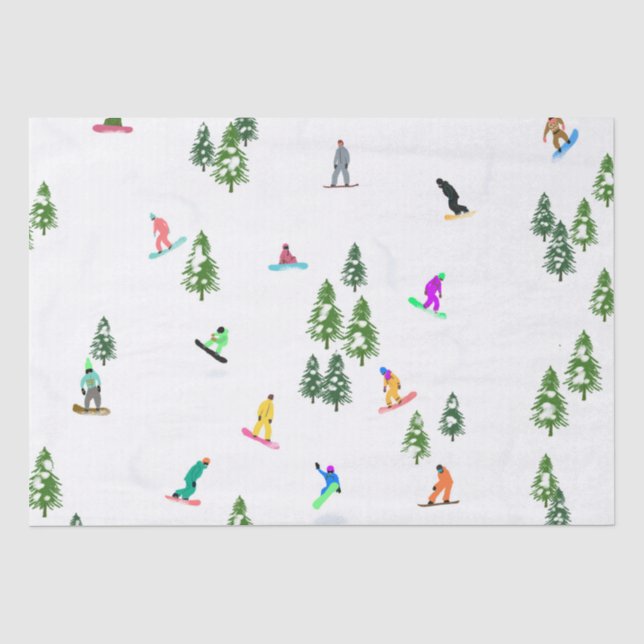 Papier Mousseline Freeride Snowboard Snowboard Snowboard Snowboard (Recto)
