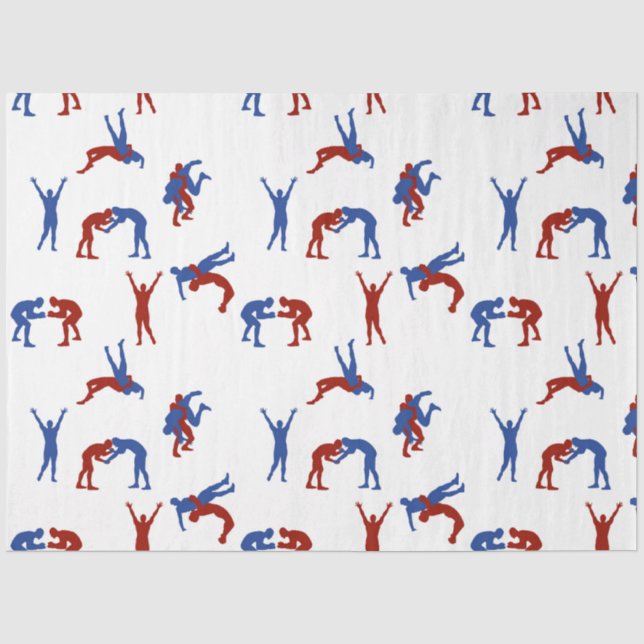 Papier Mousseline Freestyle Greco Motif de lutte romaine (Recto)