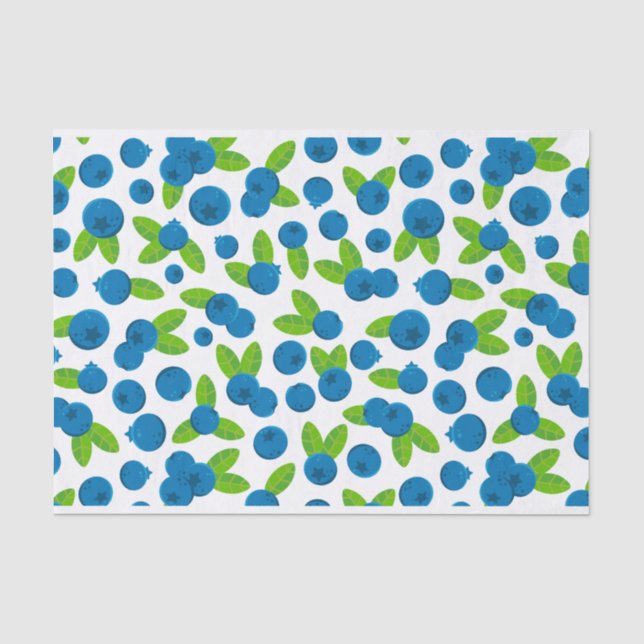 Papier Mousseline Fresh Blueberry (Recto)