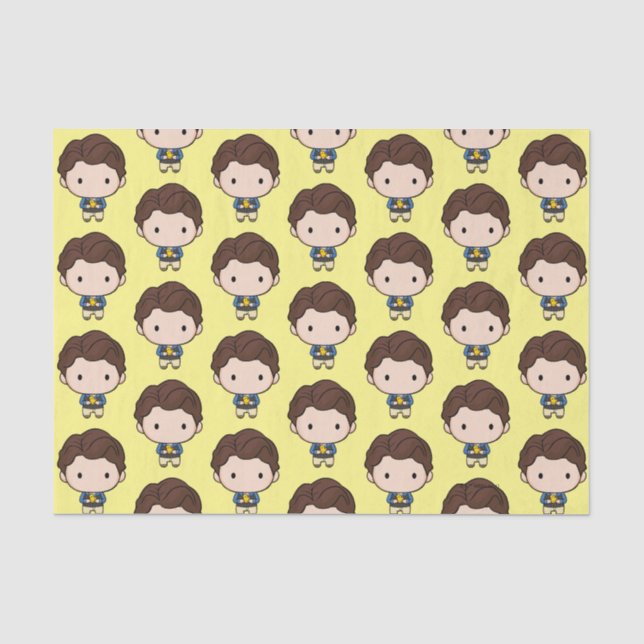 Papier Mousseline FRIENDS™ | Chandler Chibi (Recto)