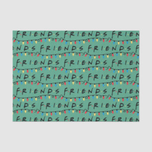 Papier Mousseline FRIENDS™   Logo des lumières de Noël