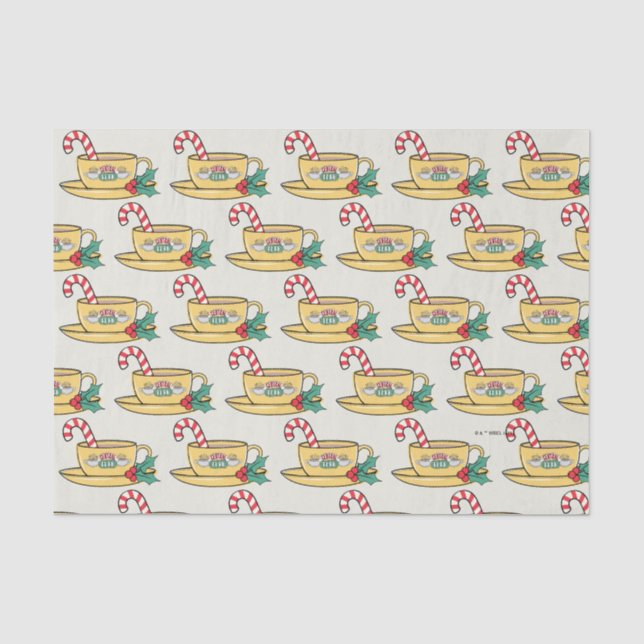 Papier Mousseline FRIENDS™ | Musique de vacances Perk Central (Recto)