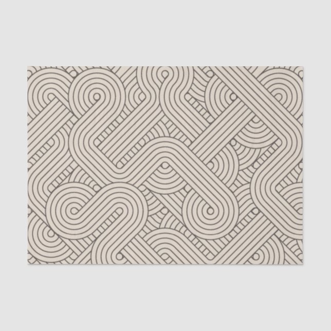 Papier Mousseline Frontière abstraite (Recto)