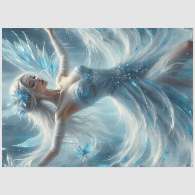 Papier Mousseline Frostfall Enchantress Ice Ballet Winter Fairy  (Recto)