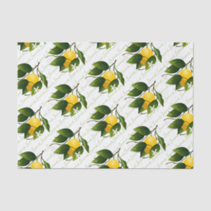 Papier Mousseline Fruit citron