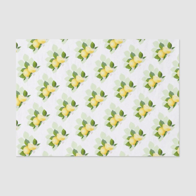 Papier Mousseline Fruit Citrus citron comestible (Recto)