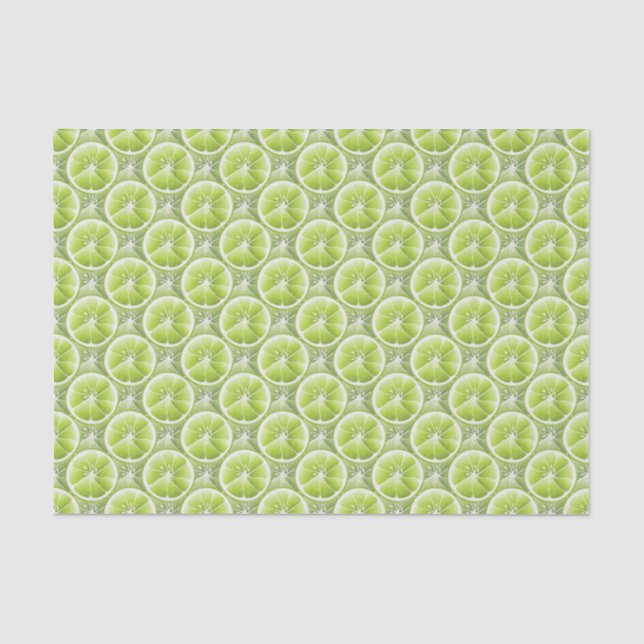 Papier Mousseline Fruit Citrus de chaux (Recto)