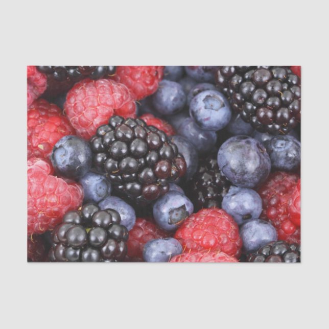 Papier Mousseline Fruit d'été (Recto)