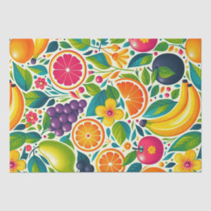 Papier Mousseline Fruits colorés