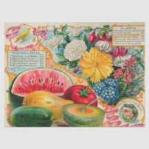 Fruits et fleurs vintages 