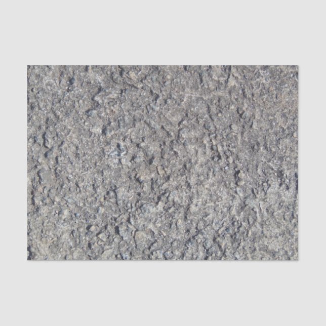 Papier Mousseline Fun gris faux béton brut (Recto)