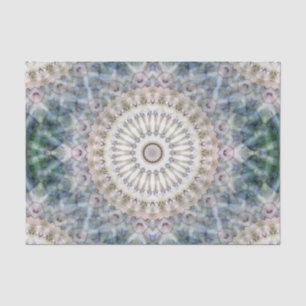 Papier Mousseline Fun Trippy Hippy Psychedelic Fractal Kaleidoscope