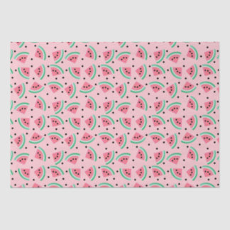 Papier Mousseline Fun Watermelon Slice Motif Summer Vibes