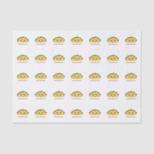 Papier Mousseline Funny Fantastaco Taco Pun Cute Kawaii Taco