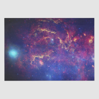 Papier Mousseline Galaxie Espace extra-atmosphérique Sky Stars bleu 