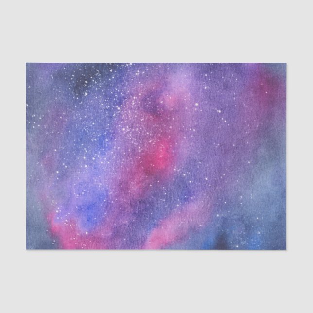 Papier Mousseline Galaxie ultra-violette (Recto)