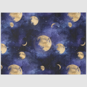 Papier Mousseline Galaxy Moon Series Design 6