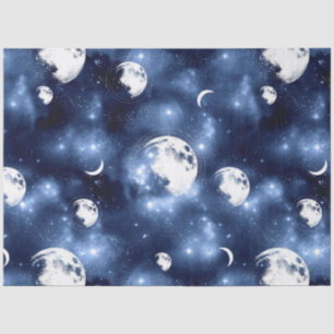 Papier Mousseline Galaxy Moon Series Design 7