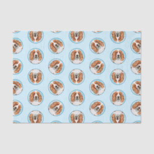 Papier Mousseline Gallois Springer espagnol peinture de chien origin