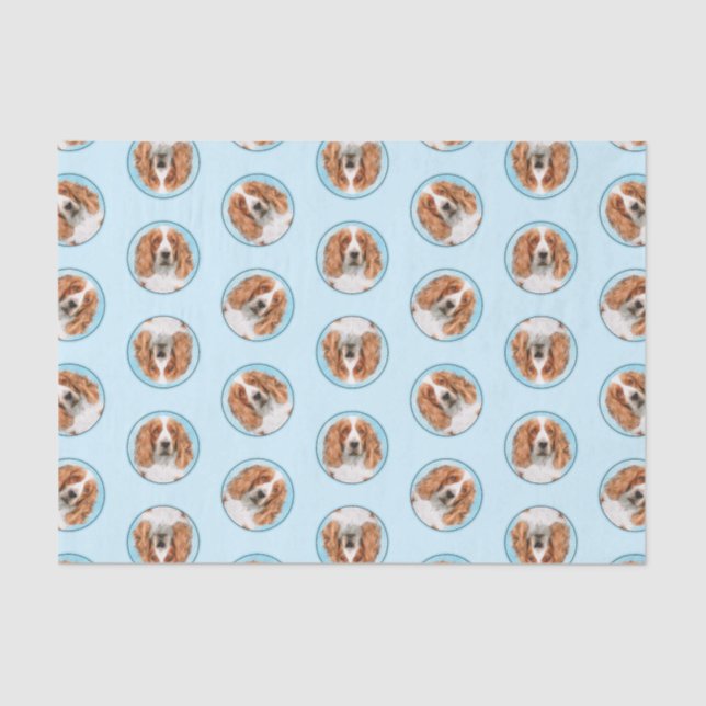 Papier Mousseline Gallois Springer espagnol peinture de chien origin (Recto)