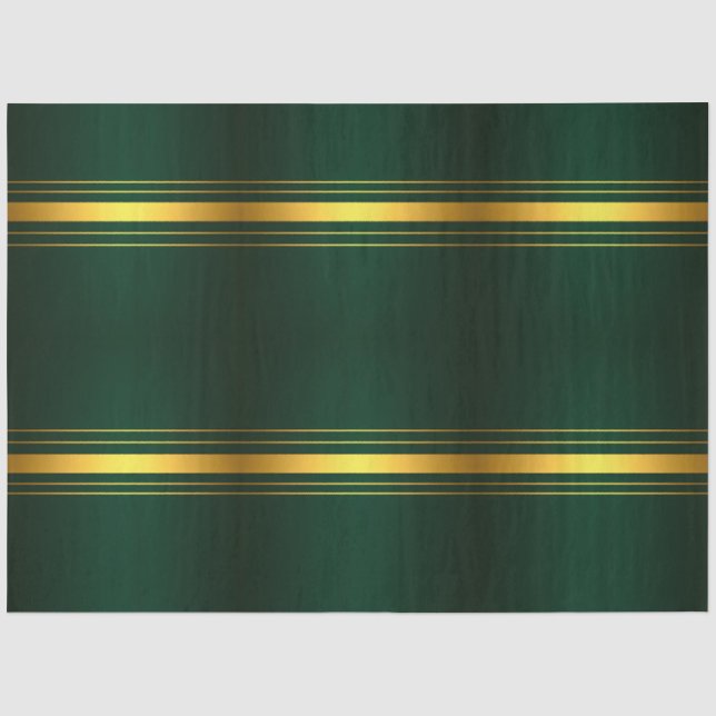 Papier Mousseline Gamme de textiles de luxe tendance Green Gold (Recto)