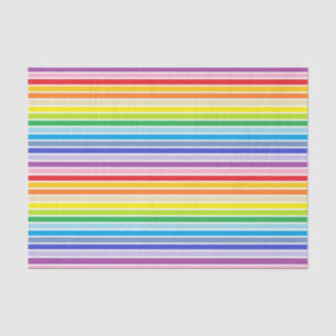 Papier Mousseline Gamme large blanc pointu en arc-en-ciel