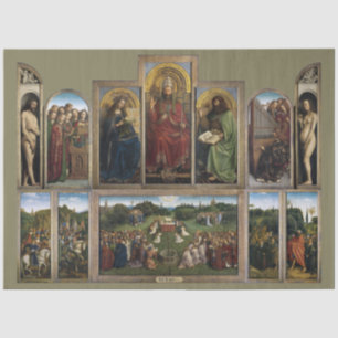Papier Mousseline Gand Altarpiece, Van Eyck Brothers