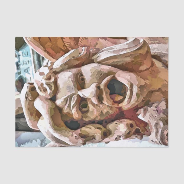 PAPIER MOUSSELINE GARGOYLE (Recto)