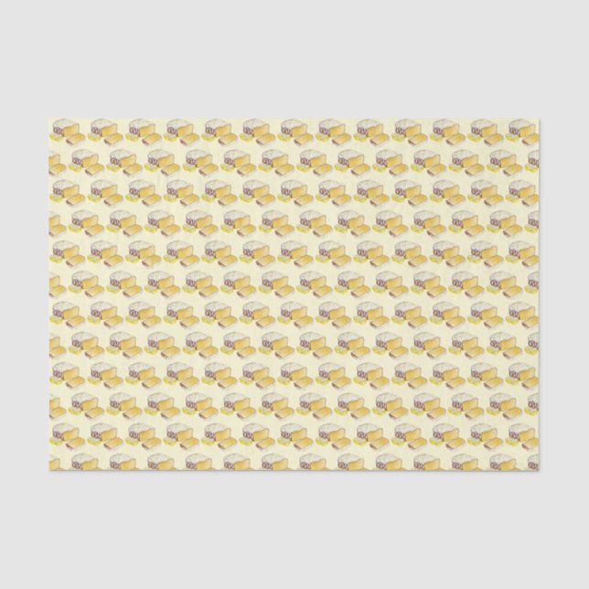 Papier Mousseline Gâteau citron Pound Pâte de gâteau Cuisine britann (Recto)
