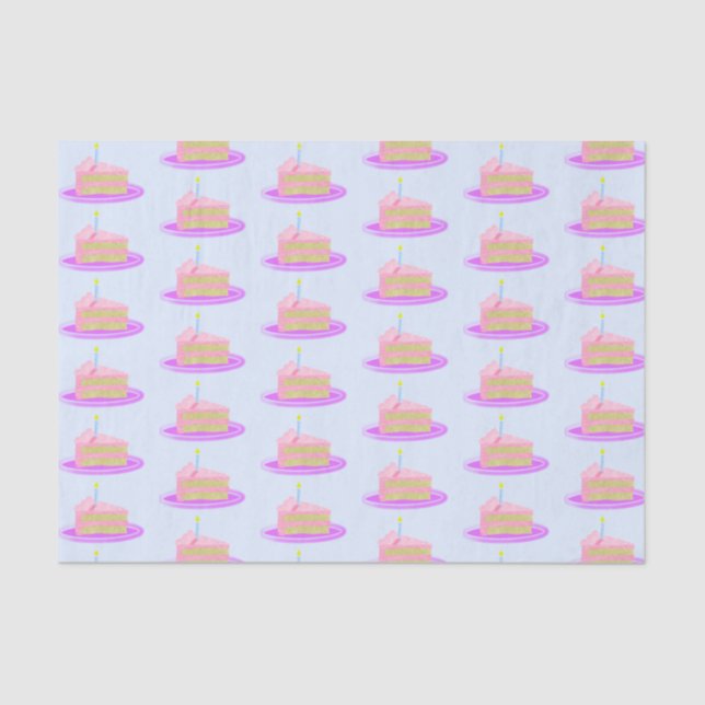 Papier Mousseline Gâteau d'anniversaire (Recto)