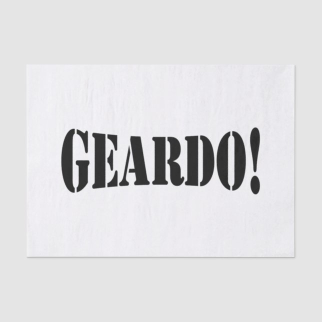 PAPIER MOUSSELINE GEARDO ! (Recto)