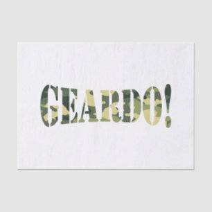 PAPIER MOUSSELINE GEARDO ! CAMO / CAMOUFLAGE
