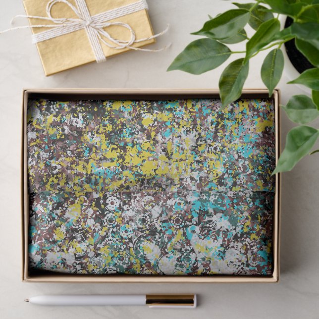 Papier Mousseline Geared Toward Abstract Art Design Lover  (Cadeau)