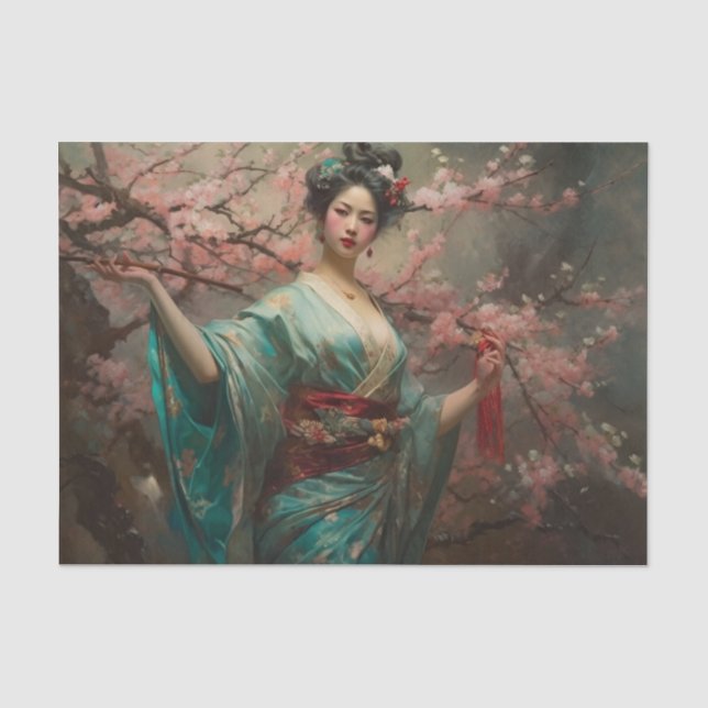 Papier Mousseline Geisha (Recto)