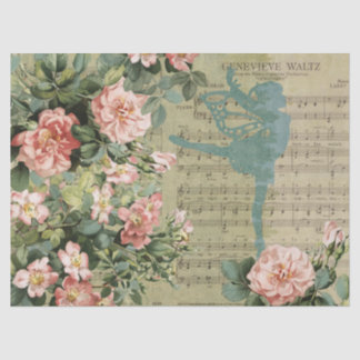 Papier Mousseline Génevieve Waltz Decoupage | Papier Tissus