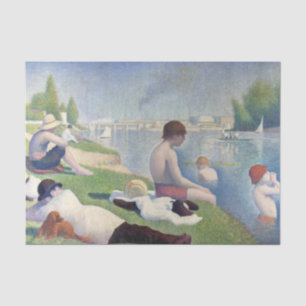 Papier Mousseline Georges Seurat - Les Baigneurs à Asnières