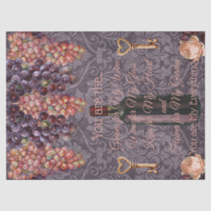 Papier Mousseline Gewebepapier Set 2 Vintage Liebe Nr.02