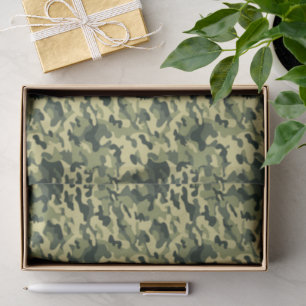 Papier Mousseline GI Camouflage Fête du soldat militaire
