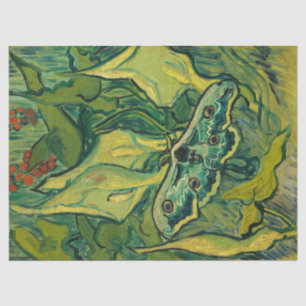Papier Mousseline Giant Peacock Moth par Vincent van Gogh