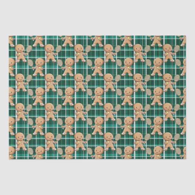 Papier Mousseline Gingbread Tennis Grand Chelem 🎾 🎄 (Recto)