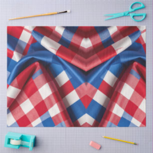 Papier Mousseline Gingham et Gloire