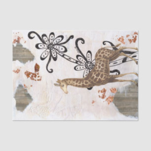Papier Mousseline Girafe super