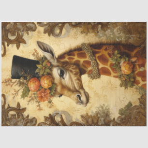 Papier Mousseline Giraffe