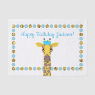 Papier Mousseline Giraffe