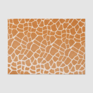 Papier Mousseline Giraffe Fourrure tacheté Poster de animal sauvage 