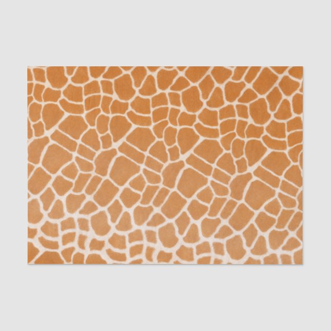 Papier Mousseline Giraffe Fourrure tacheté Poster de animal sauvage  (Recto)