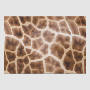 Papier Mousseline Giraffe Safari Grande impression