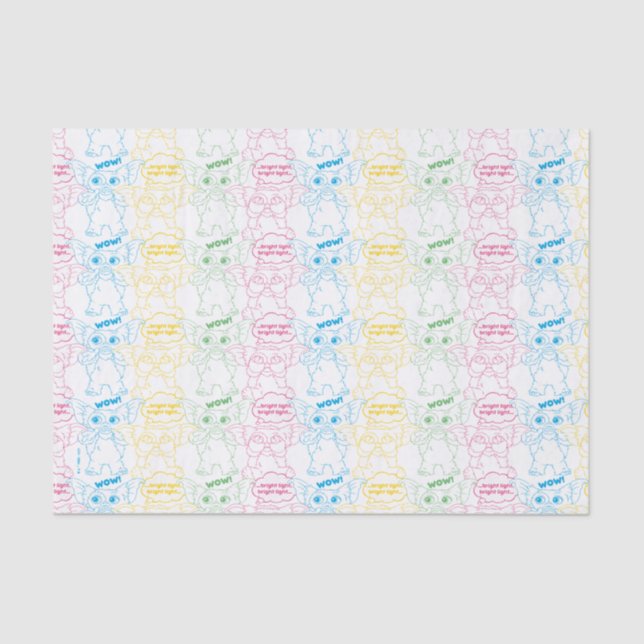 Papier Mousseline Gizmo | Bright Light! Bright Light! (Recto)